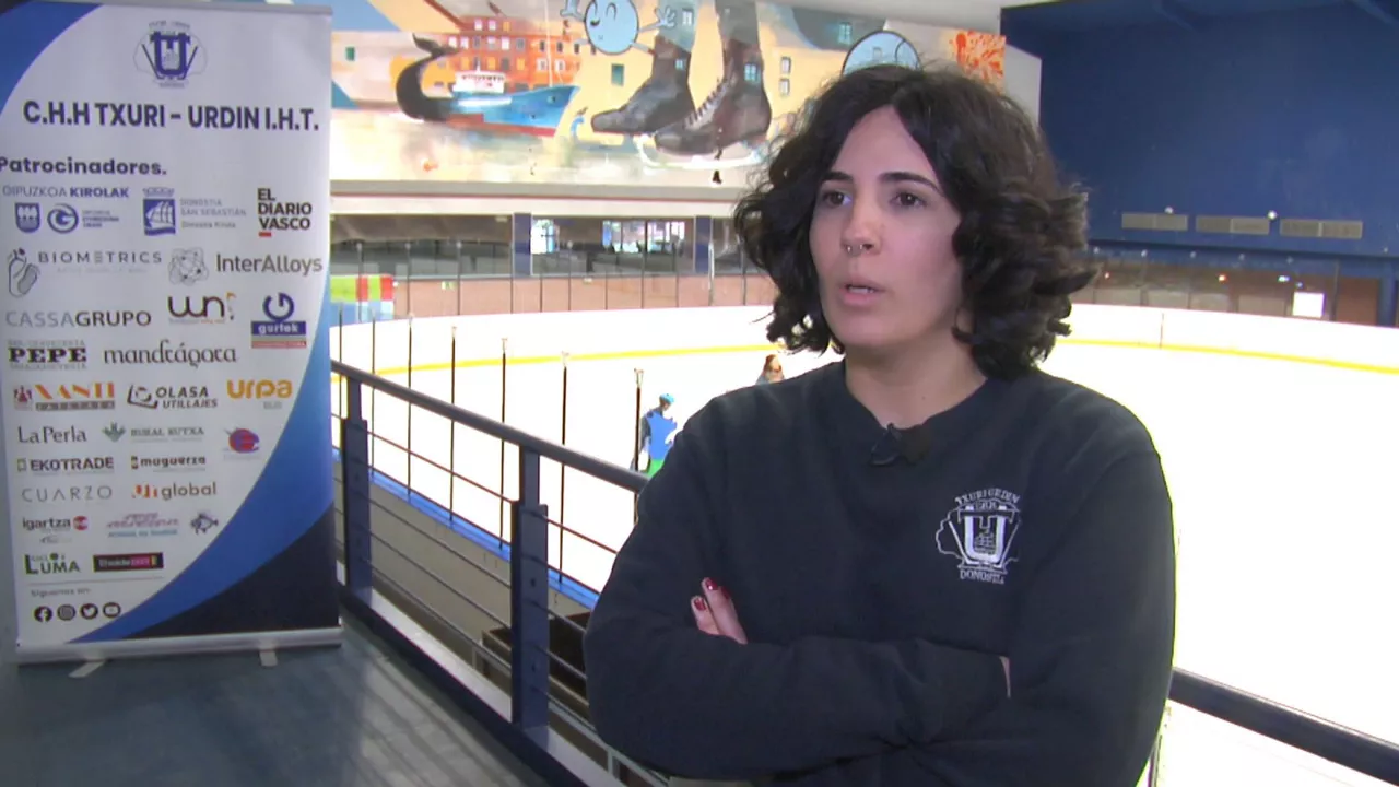 Irene Senac, jugadora de Txuri Urdin
