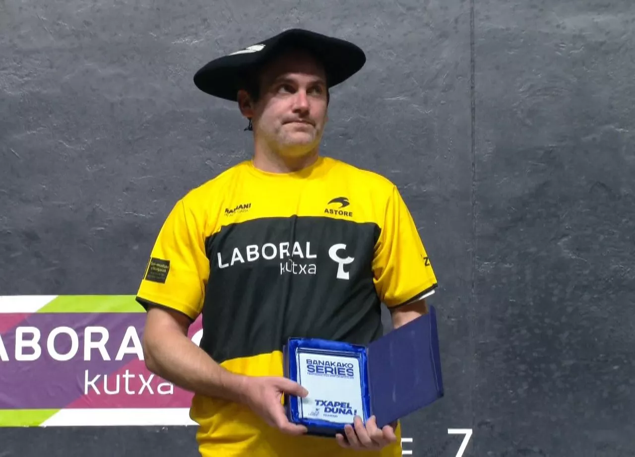Aritz Erkiaga, campeón del Banakako Series de 2025. Foto: EITB Media.