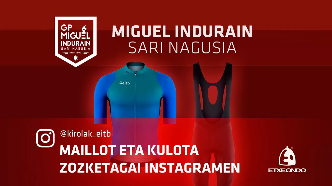 Miguel Indurain Sari Nagusia apirilaren 5ean jokatuko dute. Irudia: EITB Media.