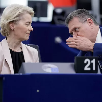 Ursula-von-der-Leyen-comisario-comercio-UE-Maros-Sefcovic-efe