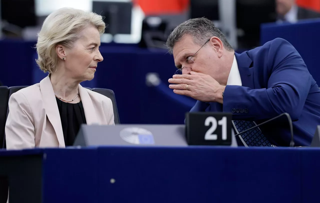 Ursula-von-der-Leyen-comisario-comercio-UE-Maros-Sefcovic-efe