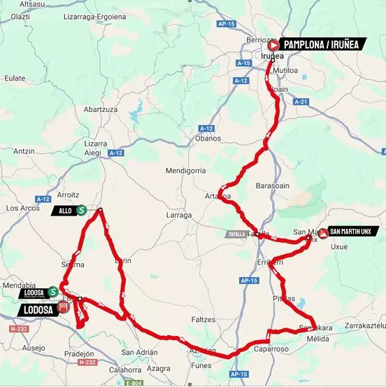 itzulia 2025: aldaketa bigarren etapan