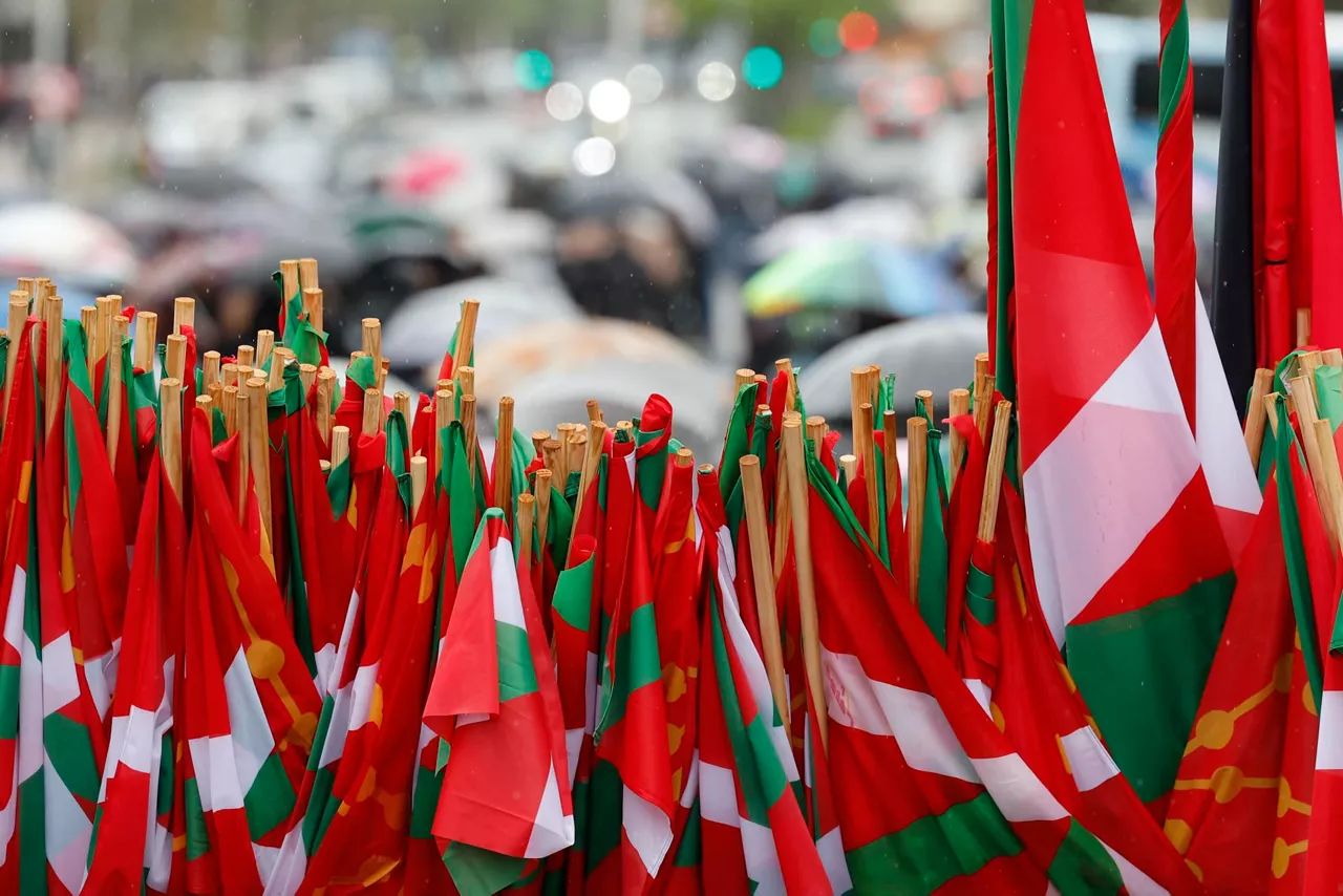 ikurriña Eh bildu aberri eguna Iruñea Pamplona