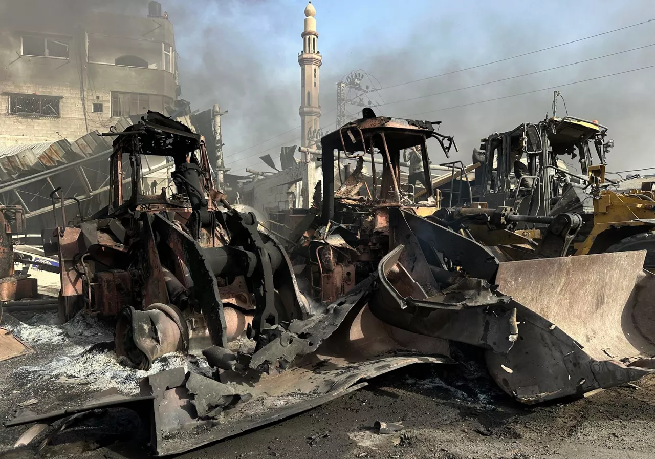 Gaza-excavadoras-efe