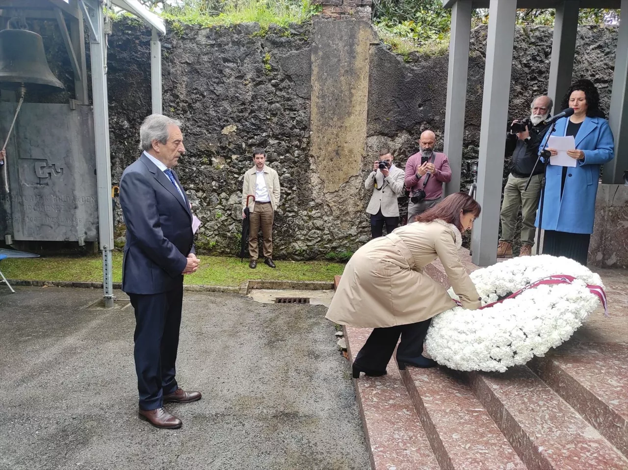 ofrenda floral gernika bombardeo