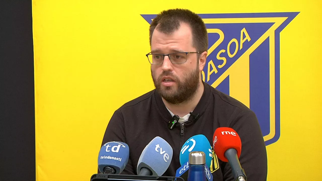 Álex Mozas, entrenador del Bidasoa Irun