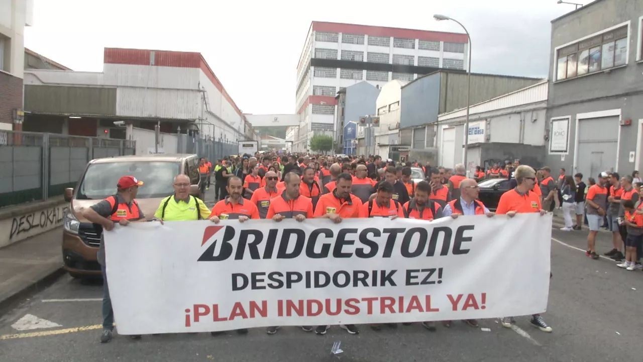Marcha de los trabajadores de Bridgestone