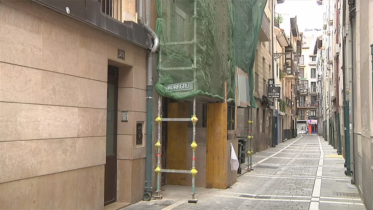 pamplona iruñea andamio eitb