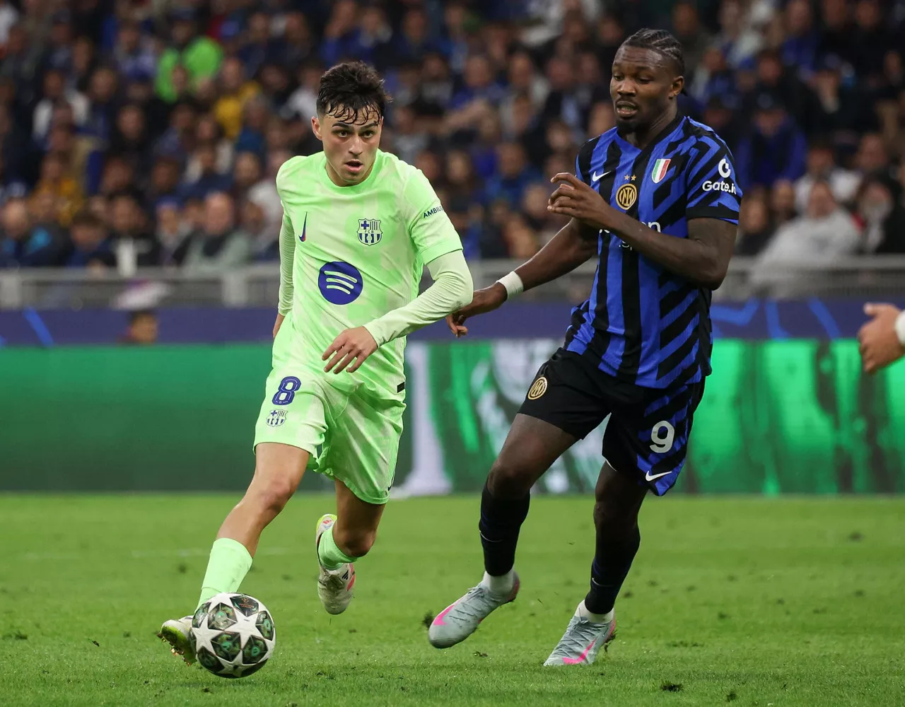 txapeldunen liga 2025: finalaurrekoak, inter-bartzelona. efe