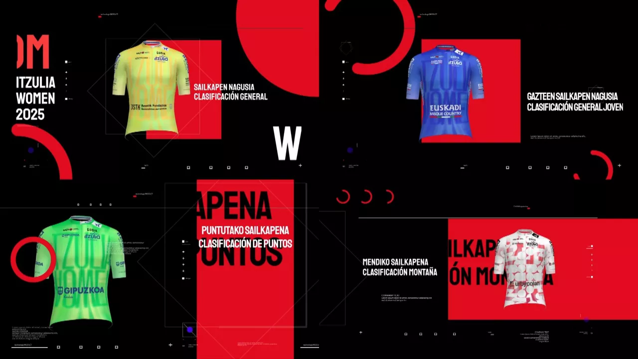 Itzulia Women 2025 lasterketako diseinuak