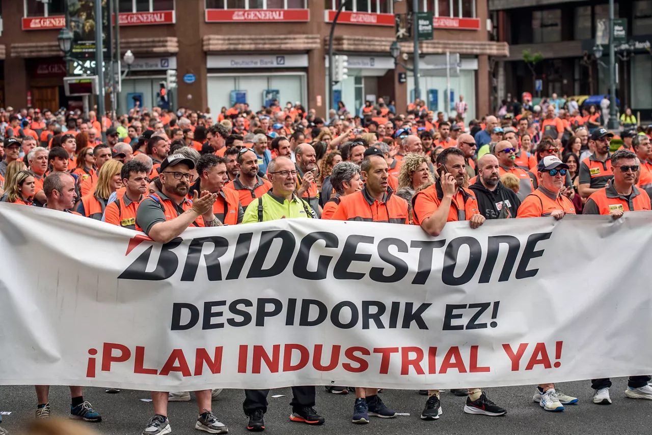 Bridgestone protesta