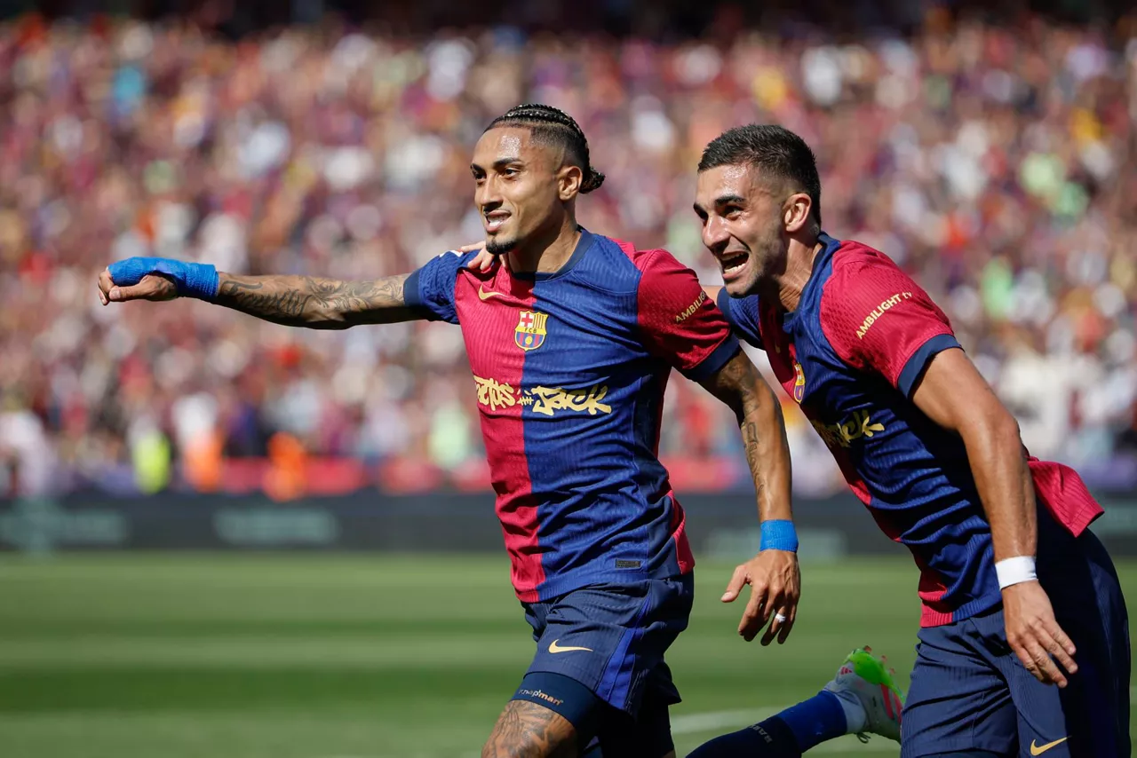 Raphinha eta Ferran Torres Bartzelona - Real Madril