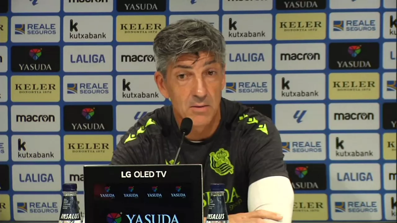 Imanol Alguacil, entrenador de la Real Sociedad