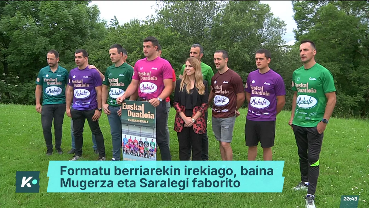 Euskal Duatloiko parte hartzaileak, aurkezpenean
