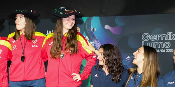 Podium de la Liga de Naciones. EFE