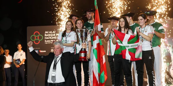 Podium de la Liga de Naciones. EFE