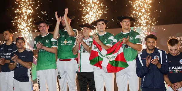 Podium de la Liga de Naciones. EFE