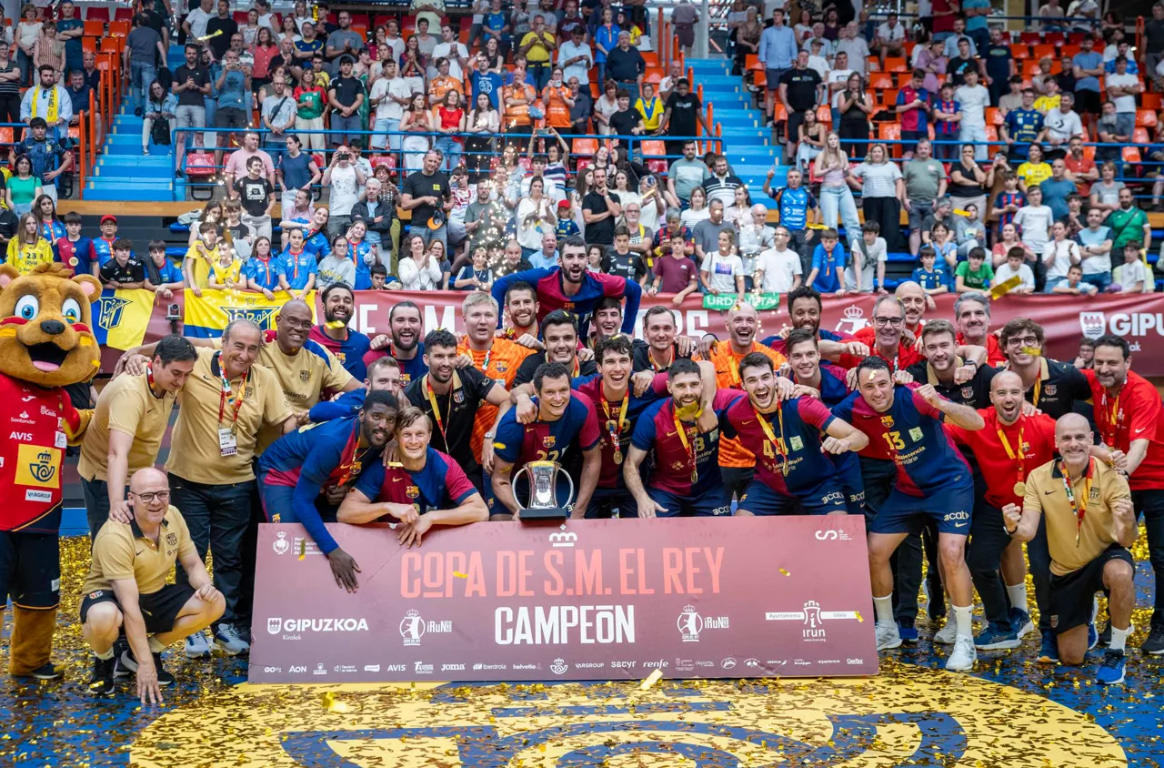 Bartzelona Errege Kopako txapeldun eskubaloia