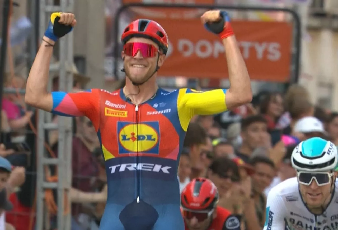 Jonathan Milan ha sumado su octava victoria de la temporada. Foto: EITB Media.