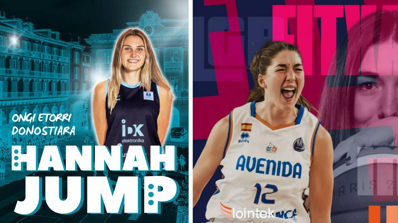 Hanna Jump y Masa Jankovic Argazkia: @ibaetabasket y @GKesb