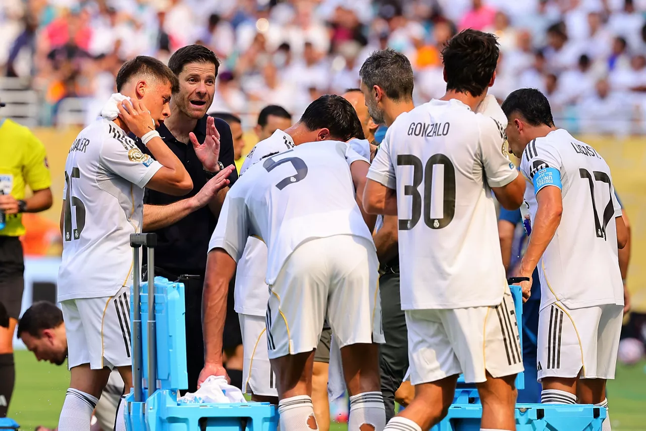 Xabi Alonso, en su debut como entrenador del Real Madrid