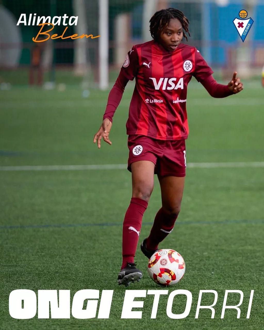 alimata belem, jugadora del eibar