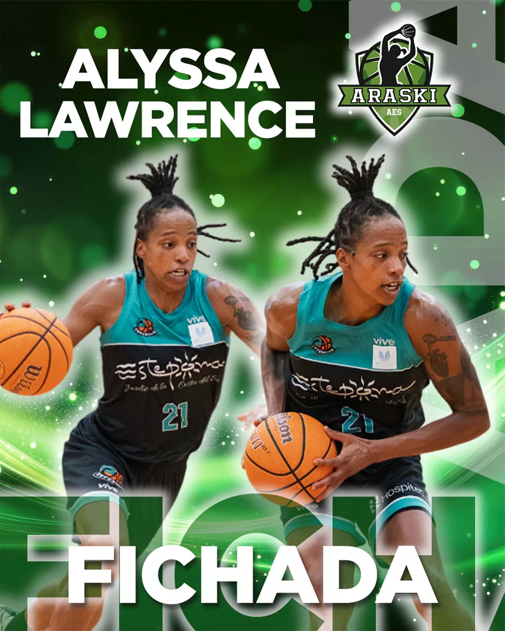 alyssa lawrence, araskiko jokalaria