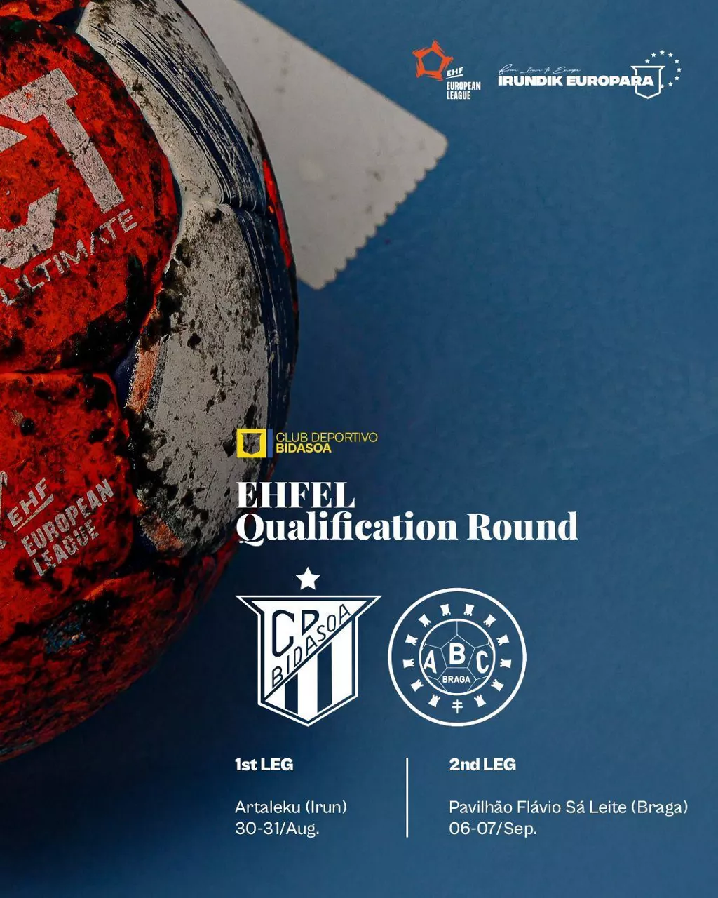 bidasoa irun, european leagueko aurkaria 25-26