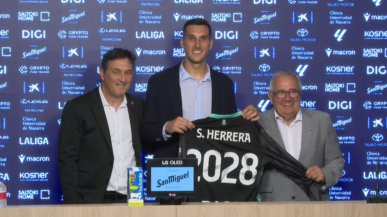 Sergio Herrera, jugador de Osasuna