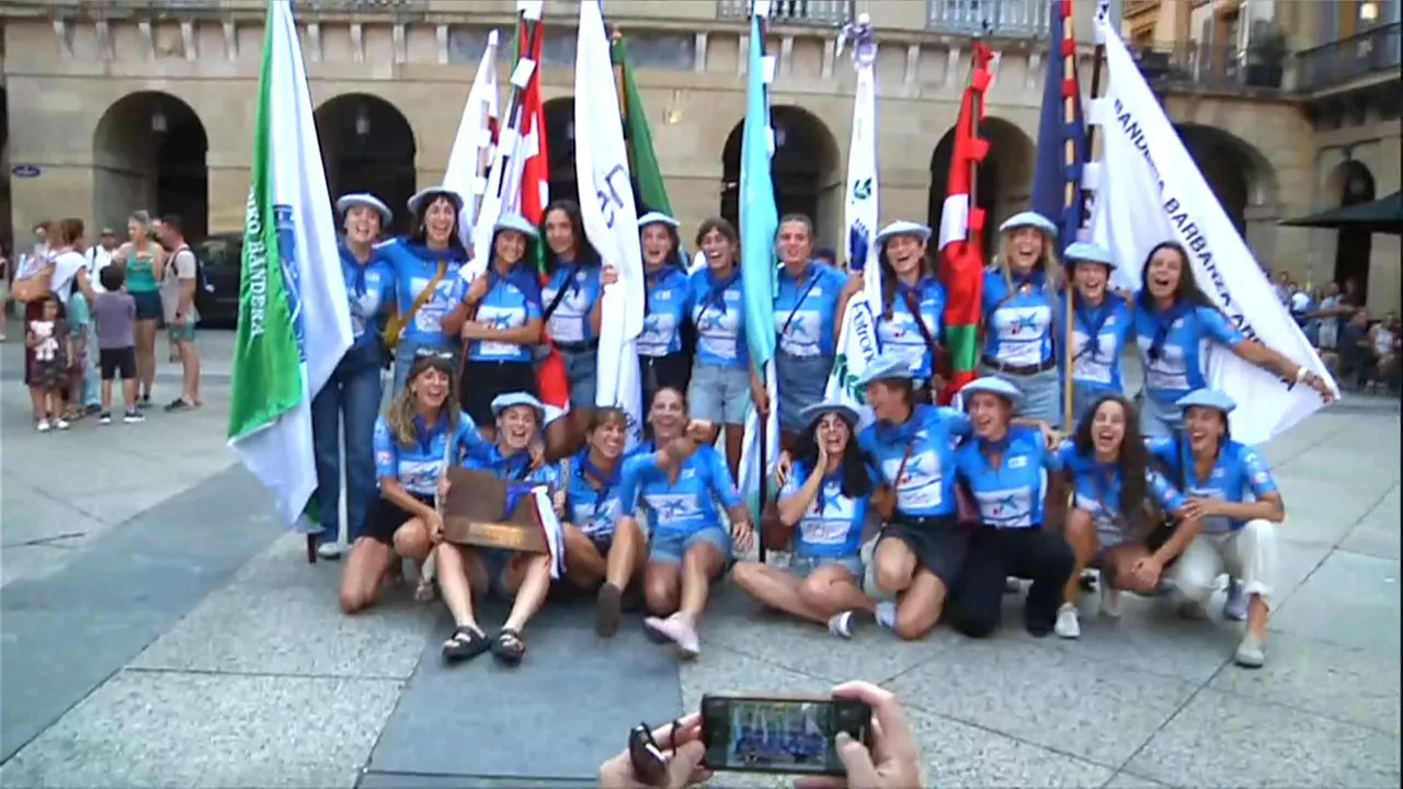 Arraun Lagunak ospakizuna Donostian