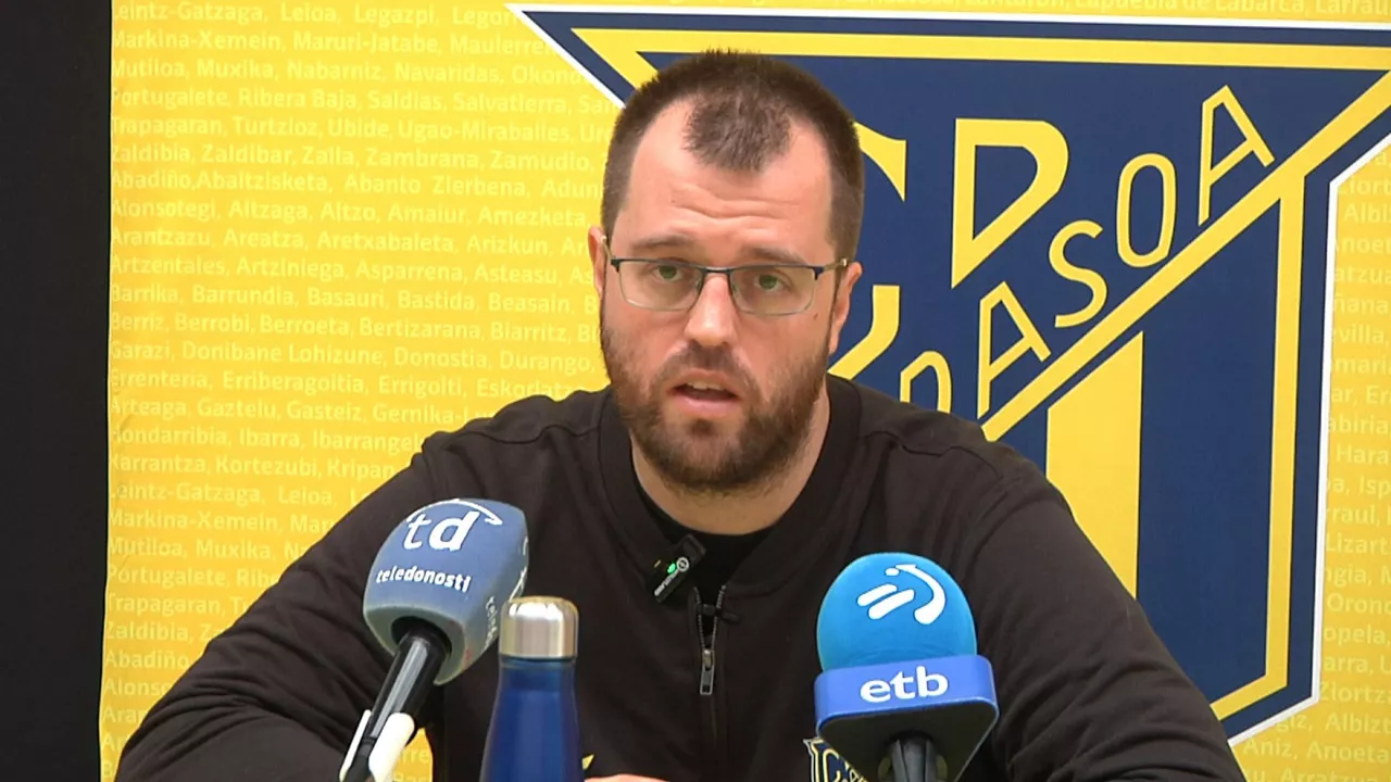 Álex Mozas, entrenador de Bidasoa Irun