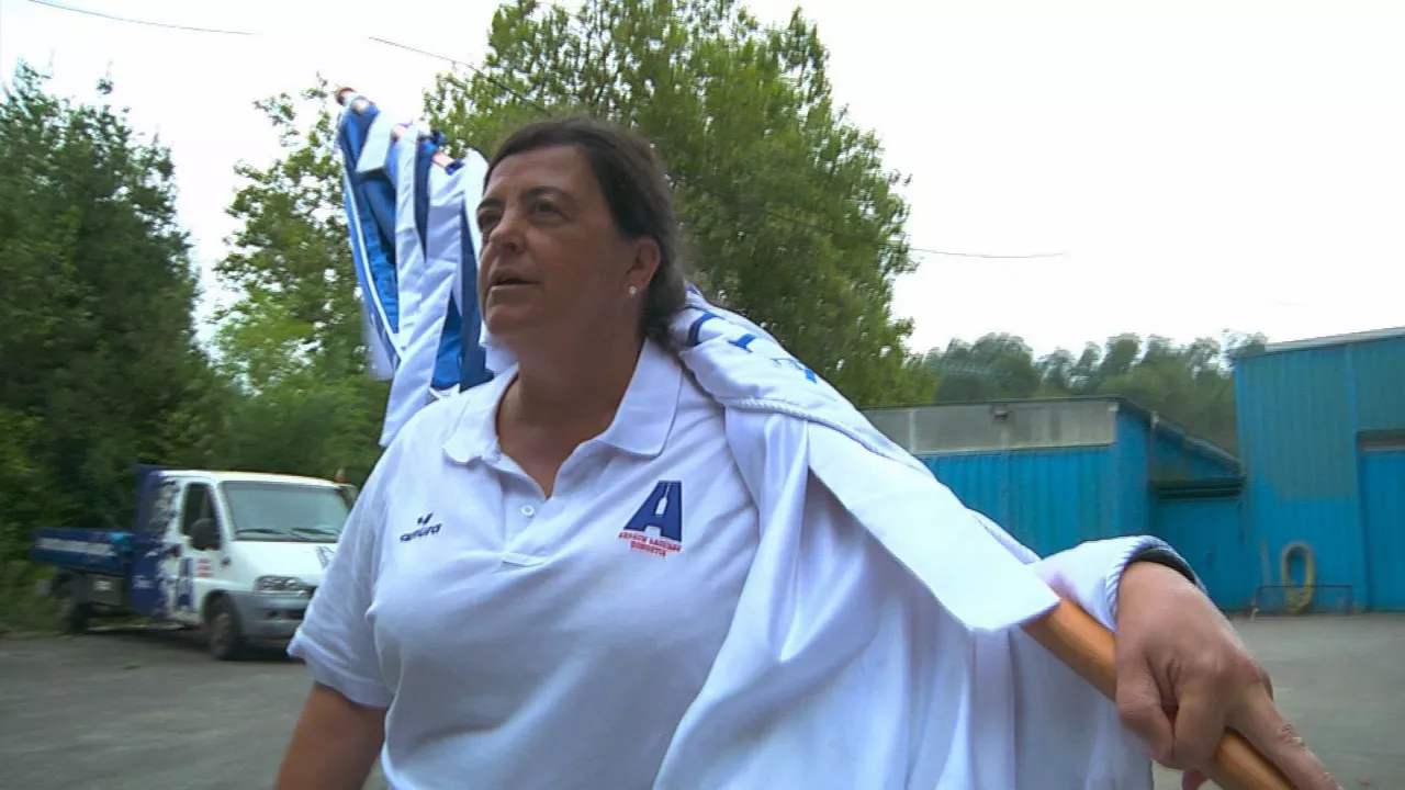 Itziar-Eguren-Arraun-Lagunakeko-presidentea-kontxako-bandera