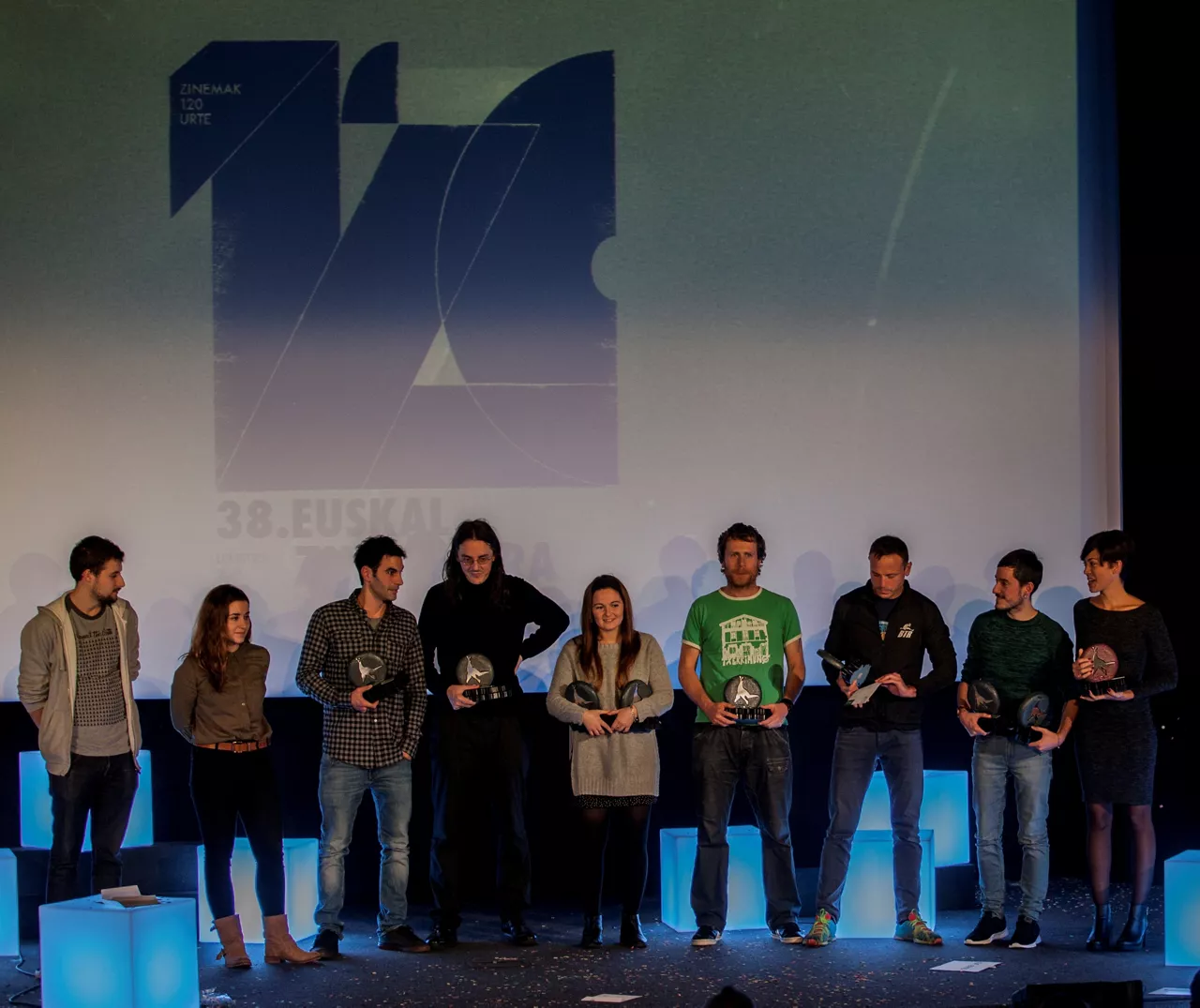 Entrega de premios de la 38. edición de la Euskal Zine Bilera de Lekeitio. Foto: Bostok Photo