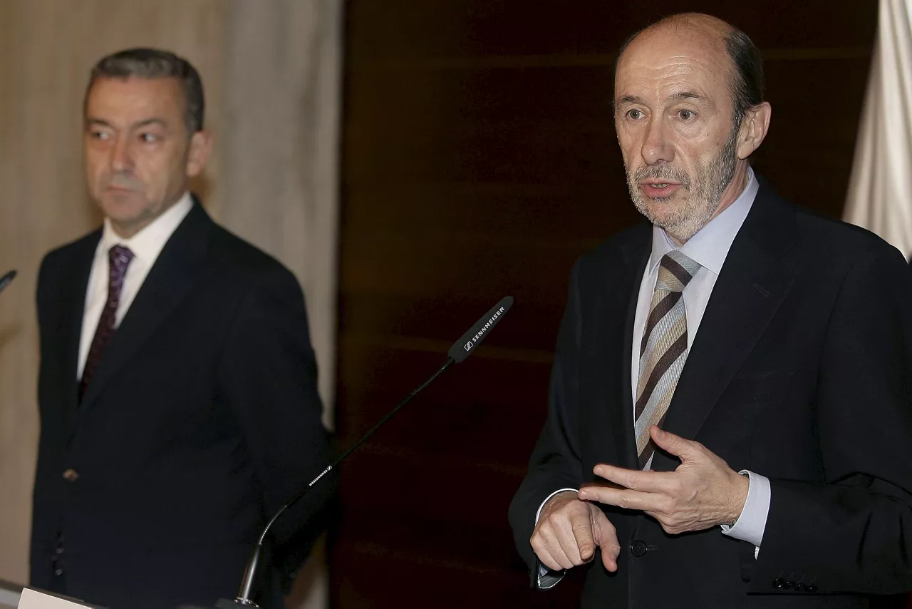 El ministro del Interior, Alfredo Pérez Rubalcaba