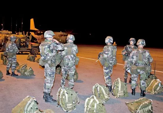 Soldados franceses en Abiyán. EFE