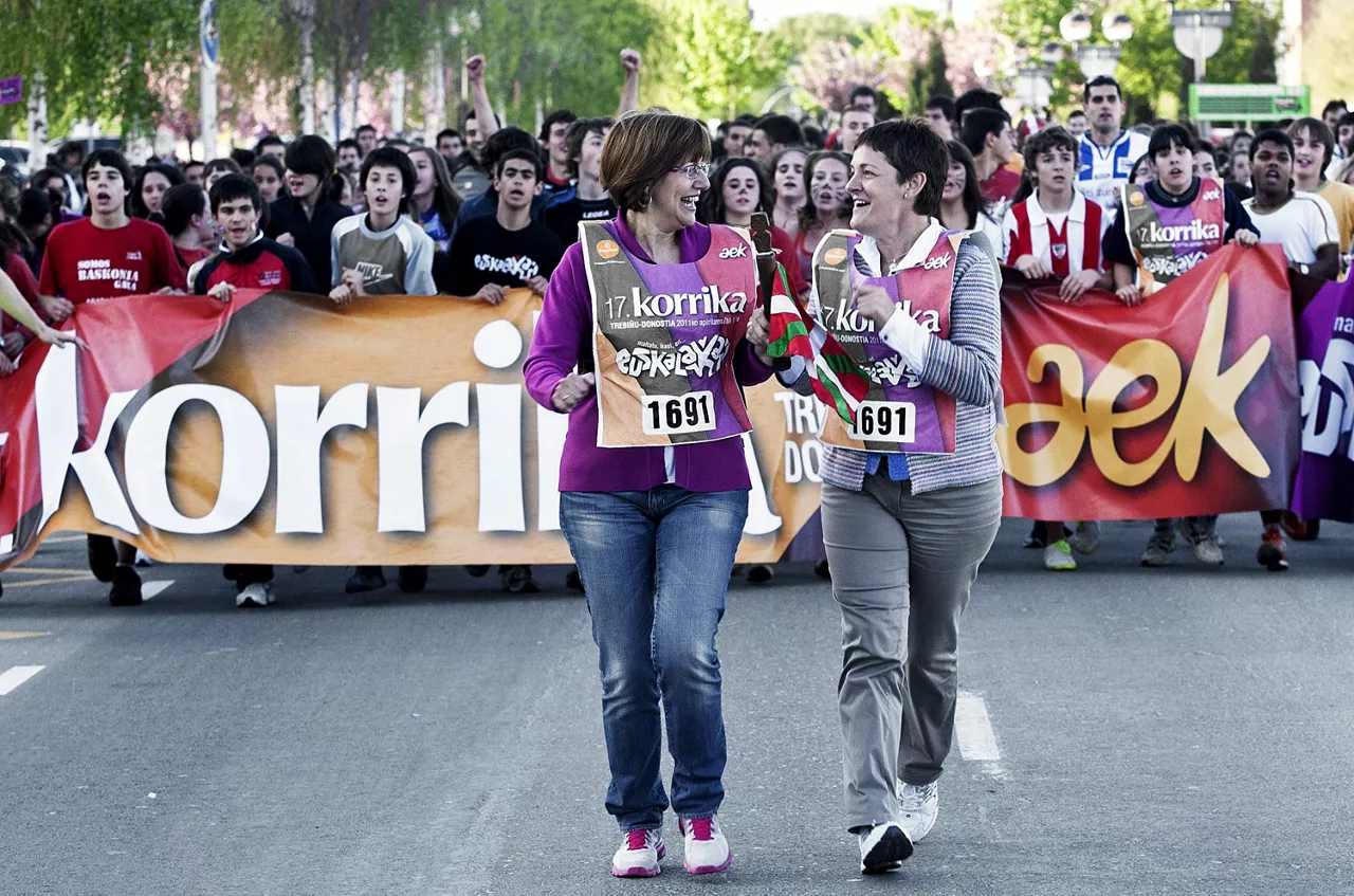 Korrika 17 Gasteizen Blanca Urgell EFE