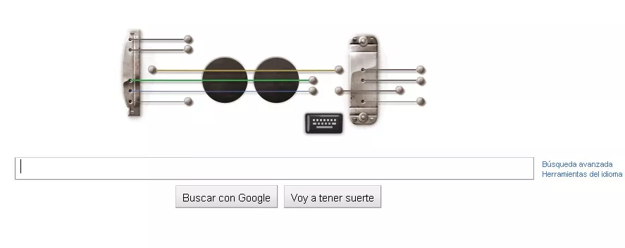 El Google doodle de Les Paul
