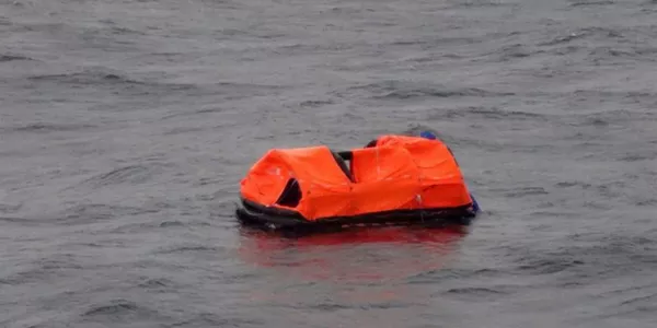 Incendio a bordo del 'Norman Atlantic'. Foto: EFE.