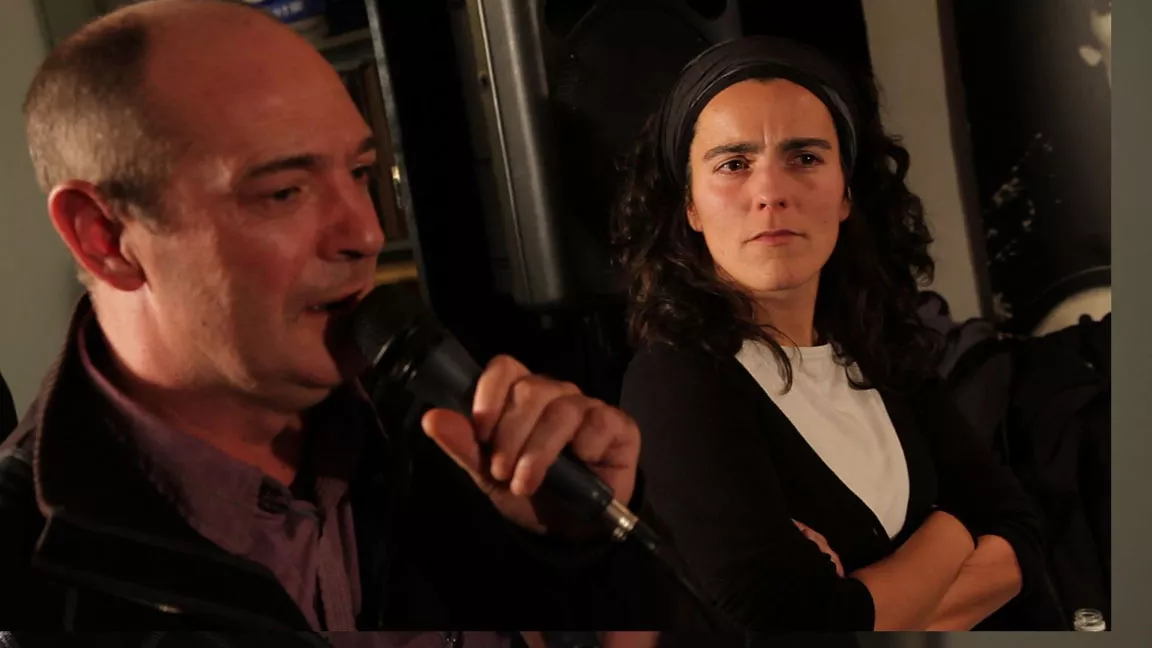 Andoni Egaña eta Maialen Lujanbio. Argazkia: Hitzetik Hortzera