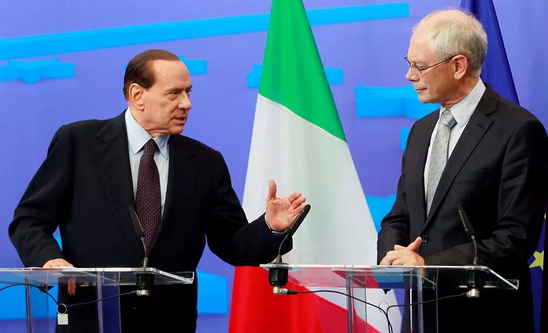 Berlusconi Van Rompuy EFE