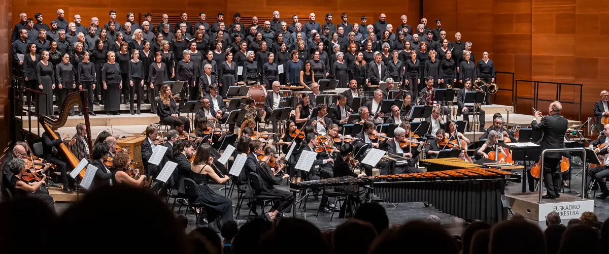 Abestu Euskadiko Orkestrarekin ekimenaren lehen edizioa