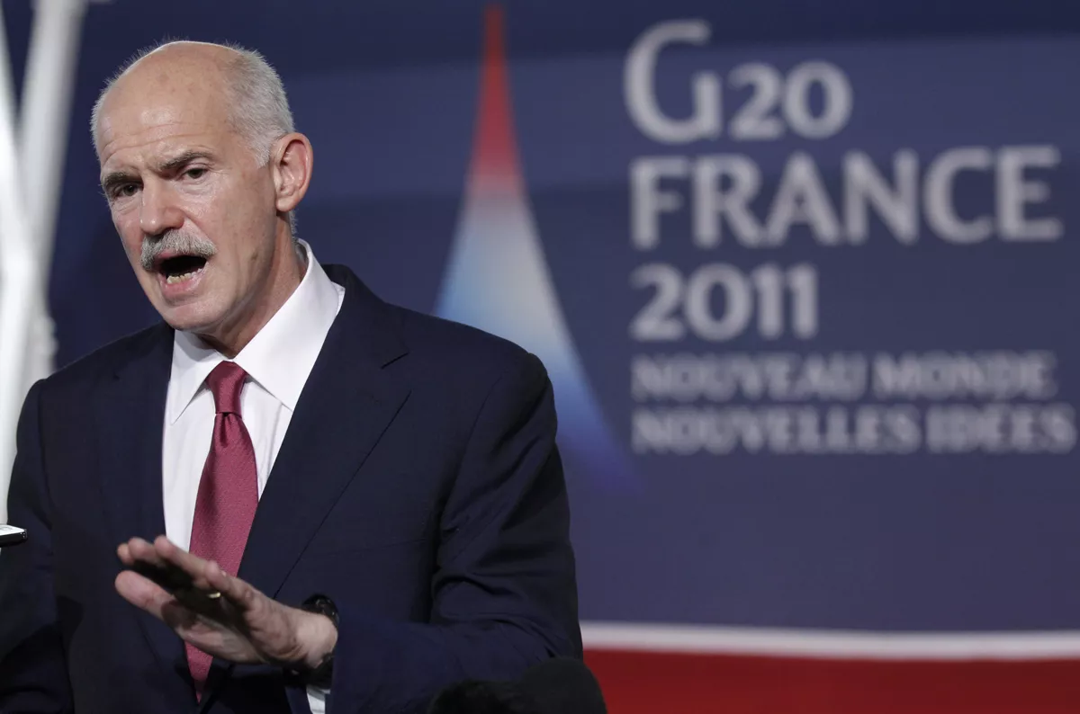 El primer ministro griego, Yorgos Papandréu. Foto: EFE.