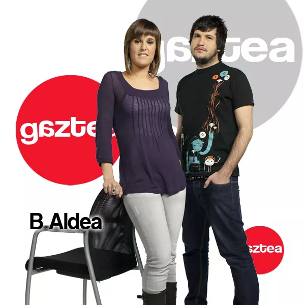 Ainhoa Urretabizkaiak eta Xabier Doncelek aurkezten dute 'B Aldea'.
