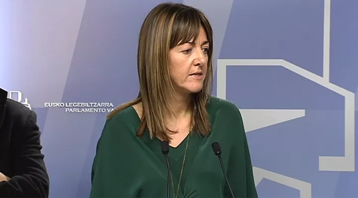 Idoia Mendia, portavoz del Gobierno Vasco. Foto: EITB