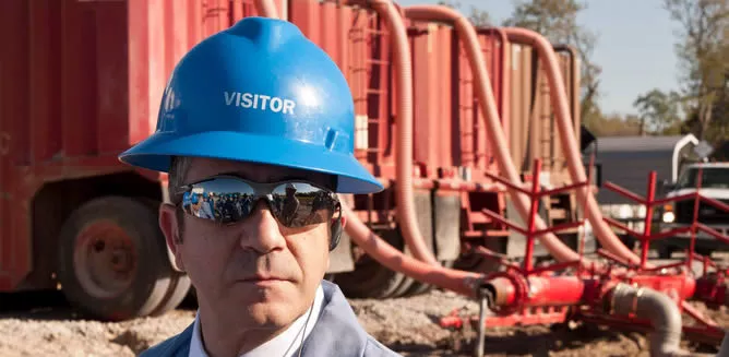 Patxi López anunció desde EEUU que habían encontrado grandes reservas de gas en Araba. Foto: Irekia.