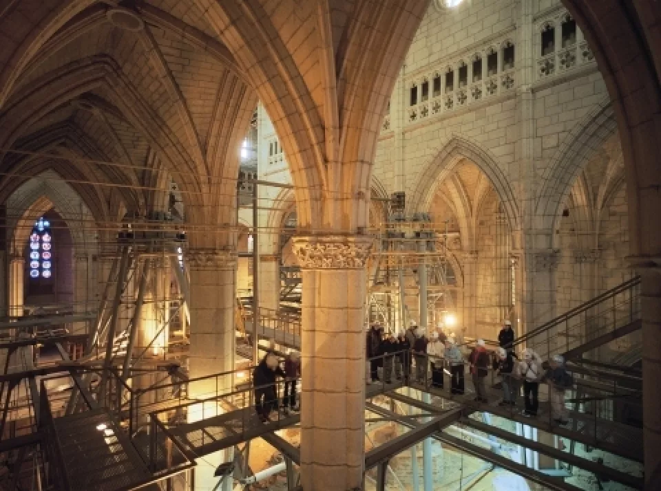 Santa Maria katedraleko lanak. Argazkia: EITB