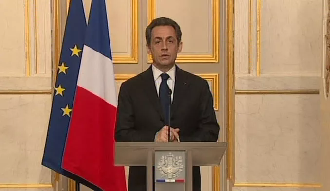 El expresidente francés Nicolas Sarkozy. Foto de archivo de EITB Media.