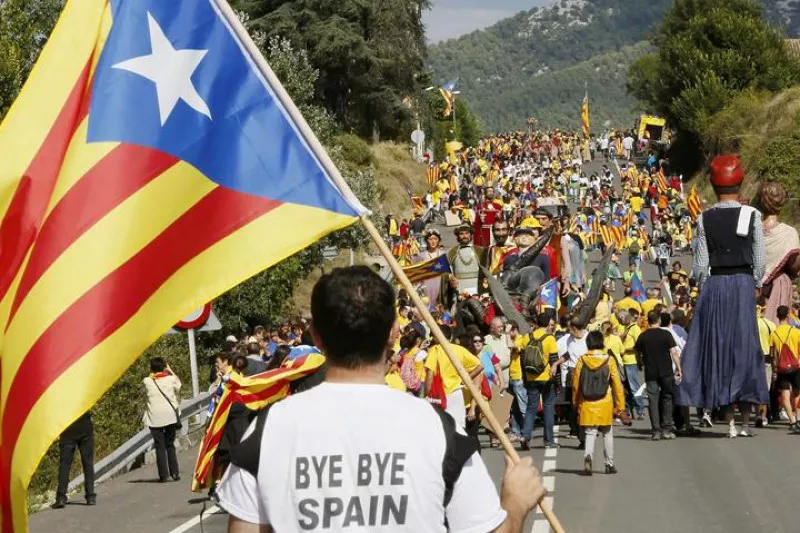 Imagen de la Diada del pasado año. Efe