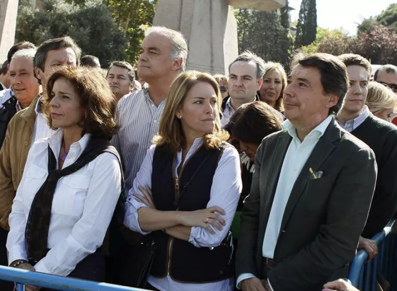 Algunos miembros del PP fueron abucheados y otros, en cambio, aplaudidos. Foto: EFE