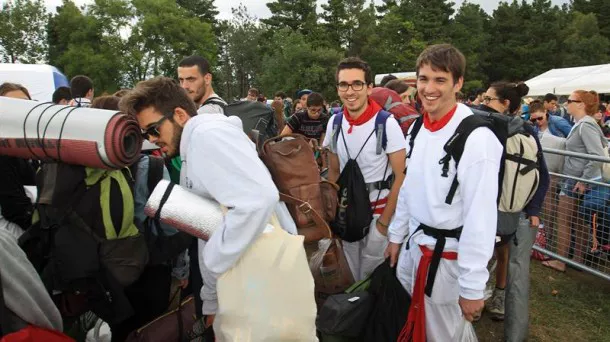 Batzuek San Fermin jaiak musika jaialdiarekin lotu dituzte. Argazkia: EFE